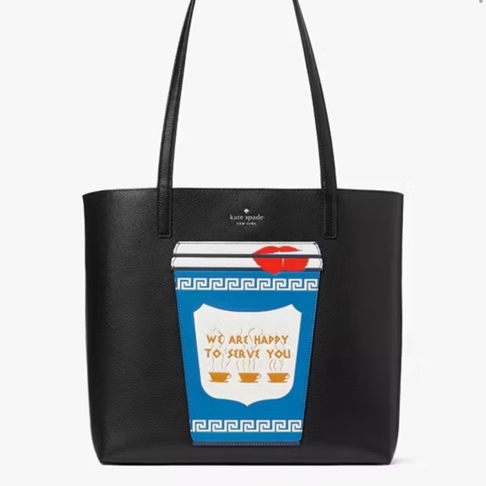 Kate spade New York coffee Break tote bag large